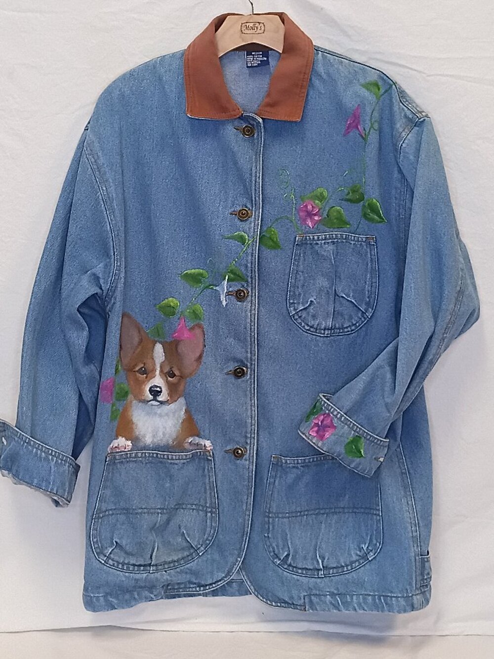 Puppy Painted Jacket